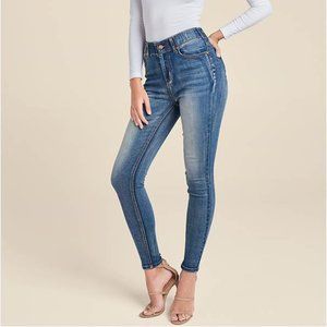 ELASTIC  WAISTBAND JEANS